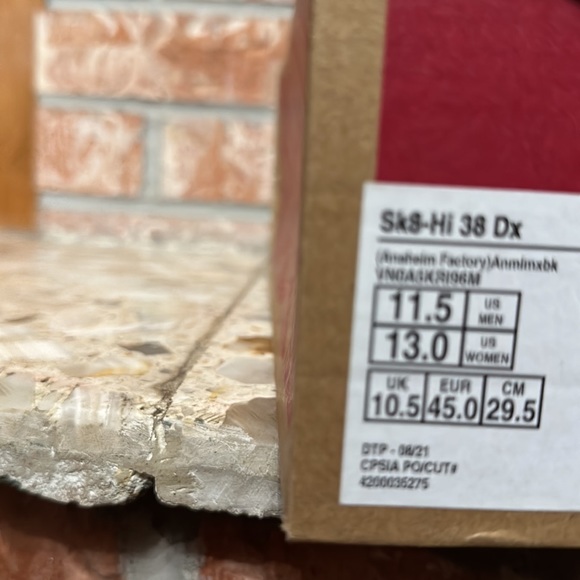 Vans Sk8 Hi 38 Dx Anaheim Factory Animimxbk - Picture 11 of 11